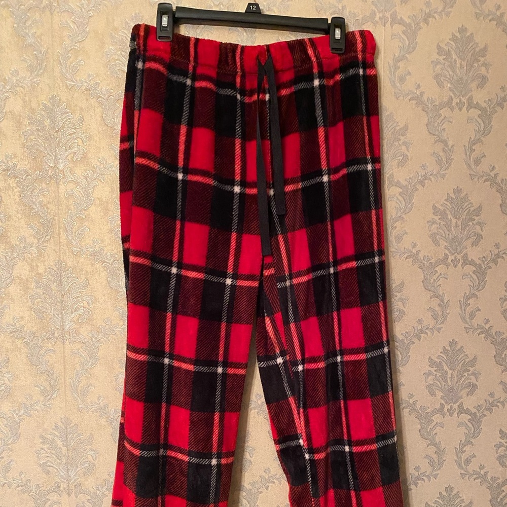 Plaid Plush PJ Pants